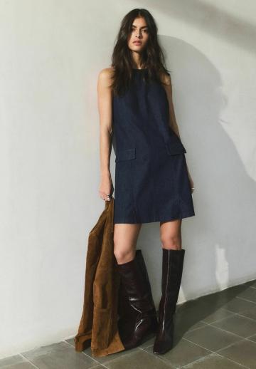 Джинсовый комбинезон