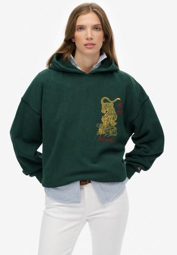 Пуловер с капюшоном