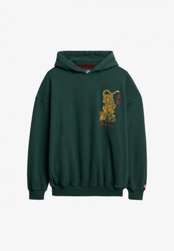 Пуловер с капюшоном