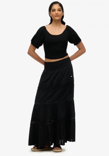 Юбка с воланами