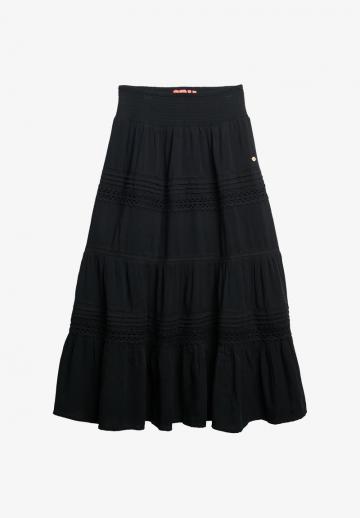 Юбка с воланами