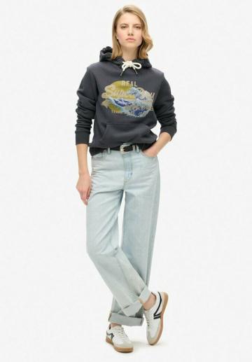 Пуловер с капюшоном