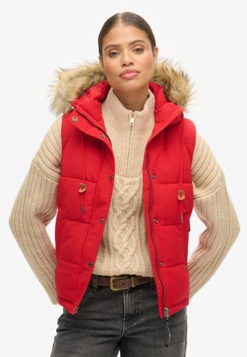 Пуховой жилет