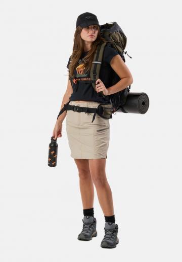 Юбка с накладными карманами