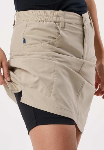 Юбка с накладными карманами