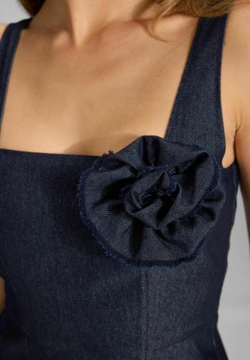 Джинсовое платье