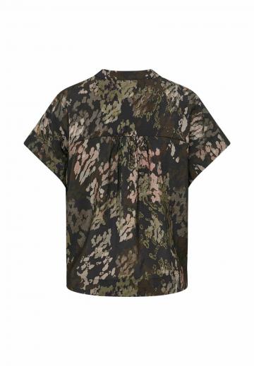 Атласная блузка