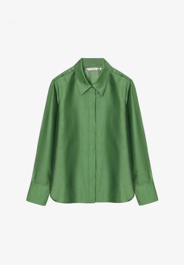 Атласная блузка