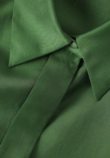 Атласная блузка