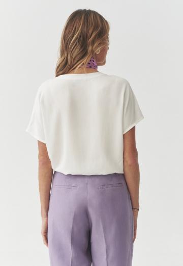 Атласная блузка