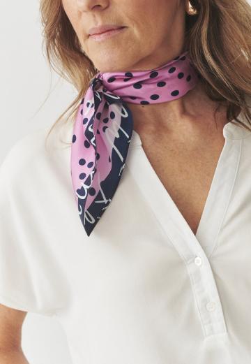 Атласная блузка