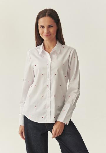 Атласная блузка