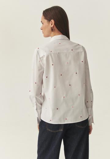 Атласная блузка