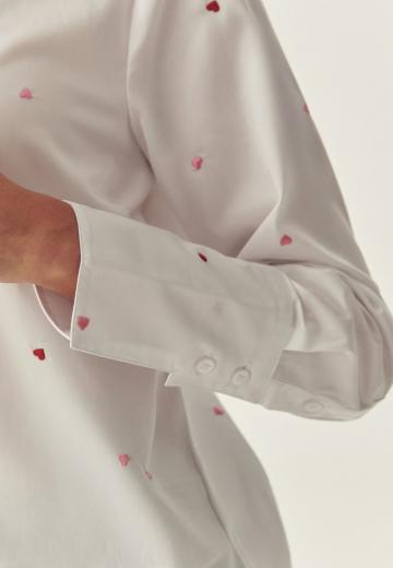 Атласная блузка