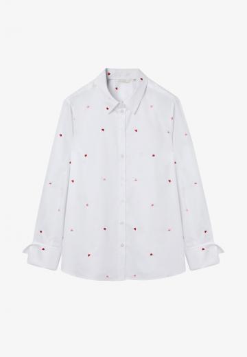 Атласная блузка