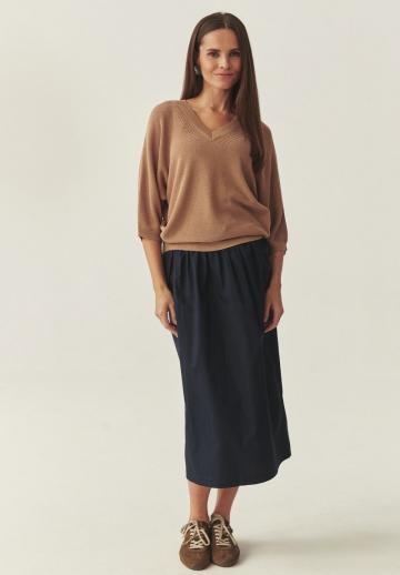 Пуловер с рукавом три четверти