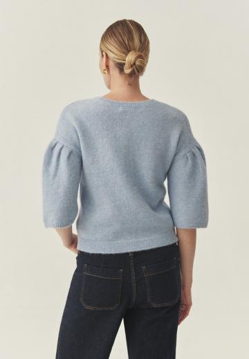 Пуловер с рукавом три четверти