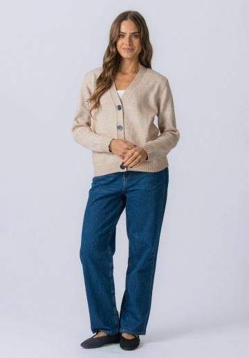 Жаккардовая вязаная кофта