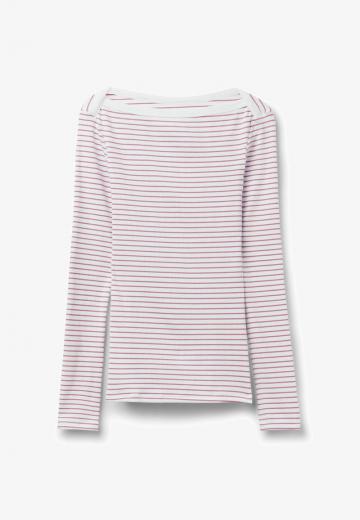 Пуловер в полоску