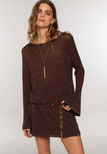 Вязаное платье