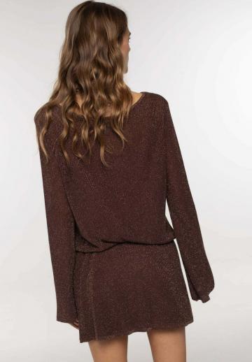 Вязаное платье