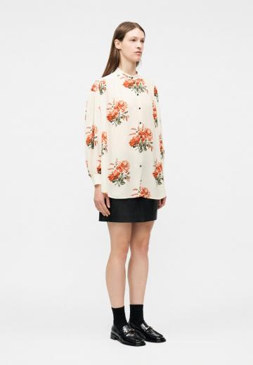 Атласная блузка