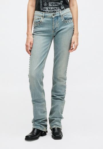 Клешеные джинсы