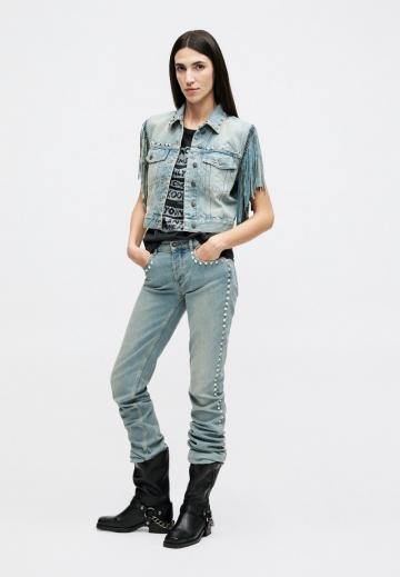 Клешеные джинсы