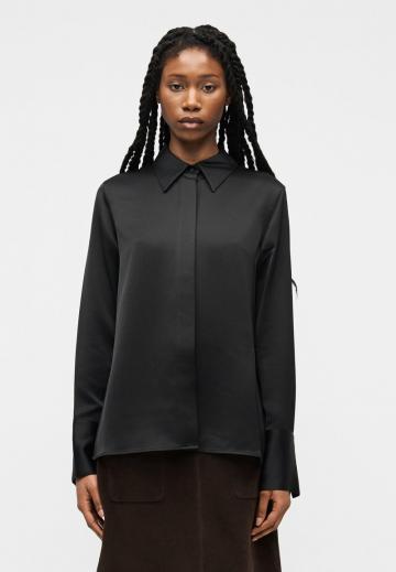 Атласная блузка
