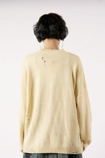 Длинный пуловер