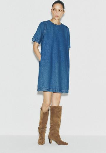Джинсовое платье