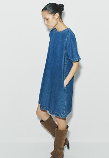 Джинсовое платье