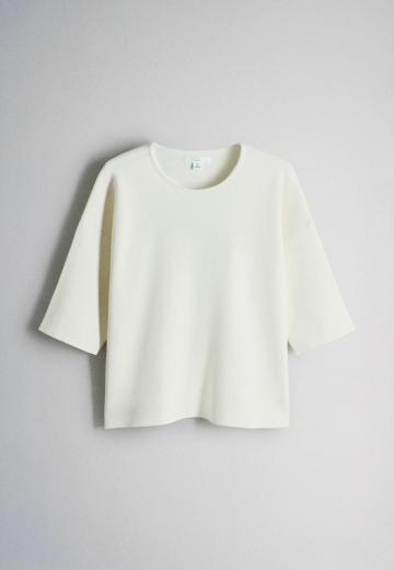 Пуловер с рукавом три четверти