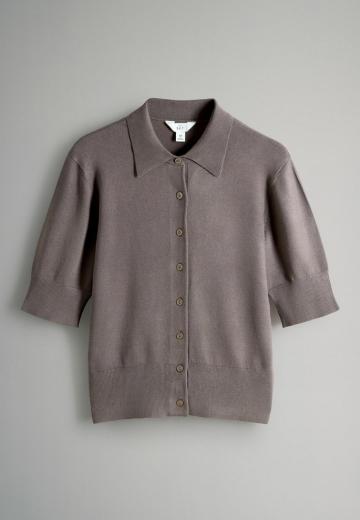 Вязаный жилет