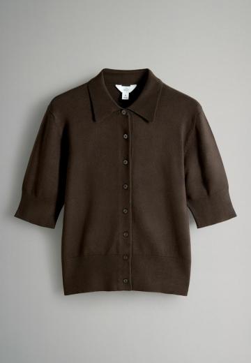 Вязаный жилет