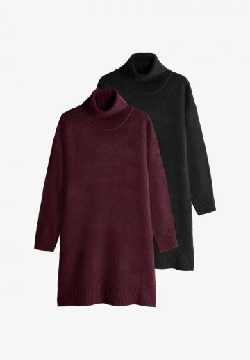 Вязаное платье