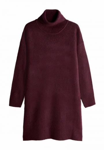 Вязаное платье