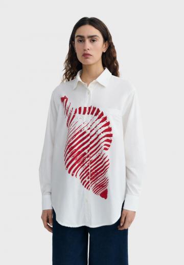 Длинная блузка