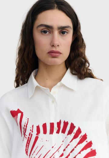 Длинная блузка