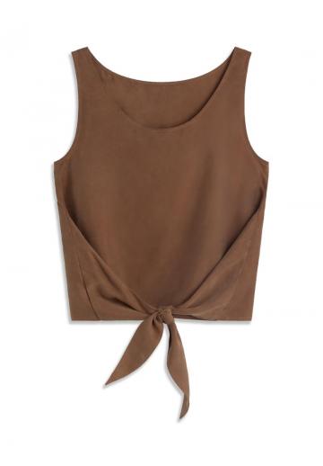 Блузка без рукавов