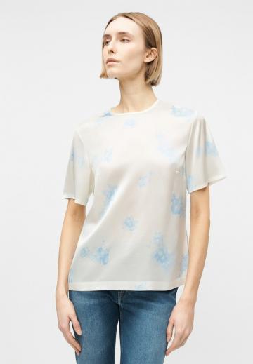 Атласная блузка