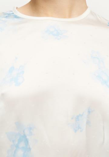 Атласная блузка