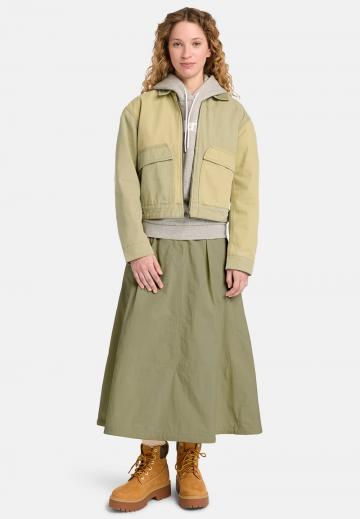 Юбка с накладными карманами