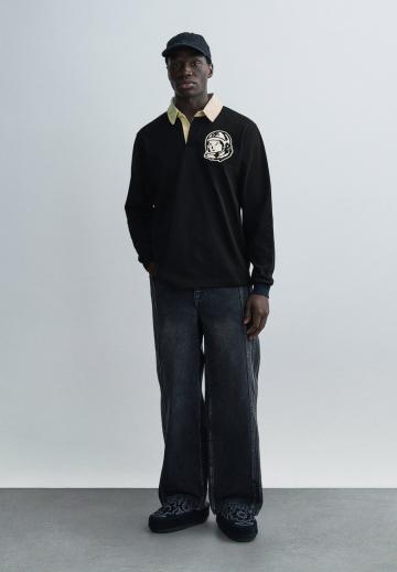 Поло с длинным рукавом