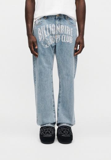 Прямые джинсы