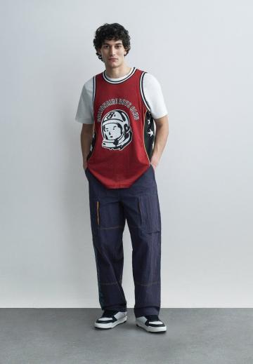 Брюки с накладными карманами