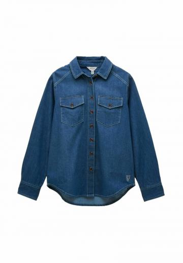 Джинсовая блузка