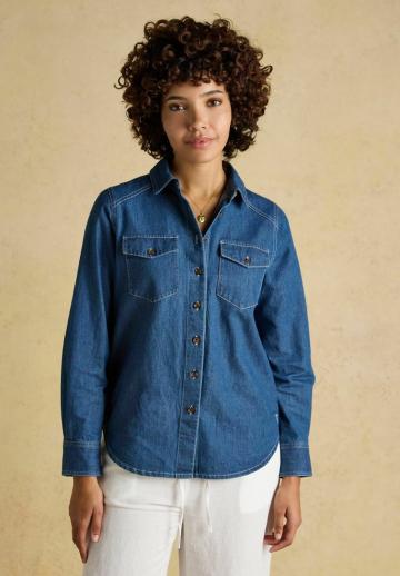 Джинсовая блузка