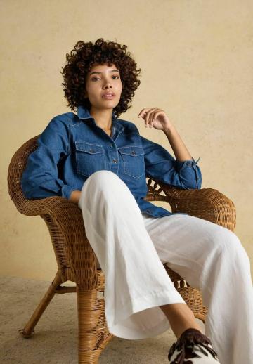 Джинсовая блузка