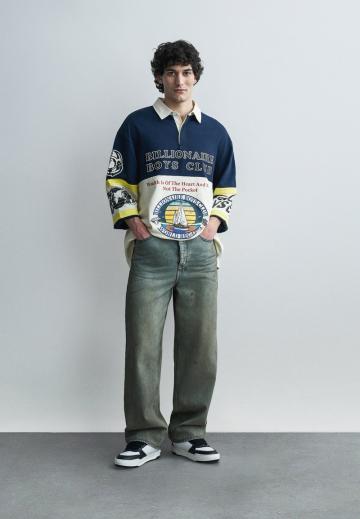 Поло с длинным рукавом